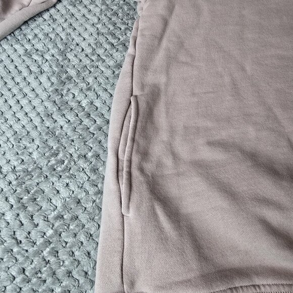 LIT Activewear Whisper Oversized Funnt Mauve Pink Size Small Pullover Pockets - Picture 5 of 8